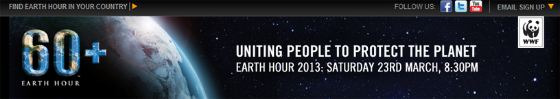 earth hour 2013