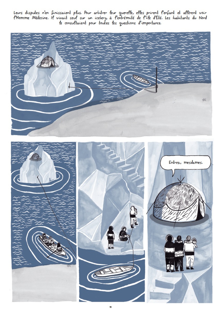 livre - roman graphique - encyclopédie - la glace - le début de la terre - la planète - adam et eve - les pôles -  arctique