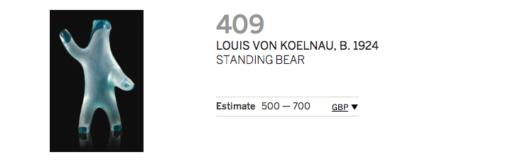 ours - arctique - the arctic - art and arctic - sotheby's - collectionneur d'Art - ours en bronze - ours en porcelaine - vente aux enchères - auction - we love the arctic - grizlly - iceberg (2)