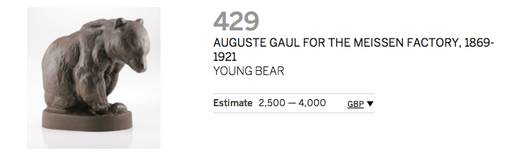ours - arctique - the arctic - art and arctic - sotheby's - collectionneur d'Art - ours en bronze - ours en porcelaine - vente aux enchères - auction - we love the arctic - grizlly - iceberg (6)