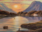 The Greenland of Emmanual A. Petersen, greenland paintings, peintre danois, peinture du groenland, danish painters, arctic paintings