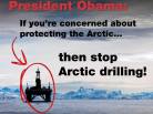 Greenpeace, save the arctic, President Obama, Alaska, USA, arctic 4 ever, shell, oil, arctic wildlife conservation, US President