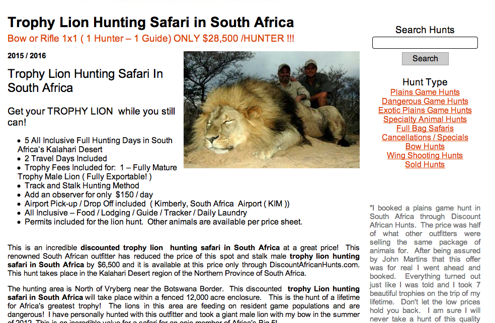 Trophy Lion Hunting Safari in South Africa, hunting safari, discount african hunts, blood lions, nature and wildlife protection, afrique du sud, chasse à l'ours, chasse aux lions, afrique, film blood lions