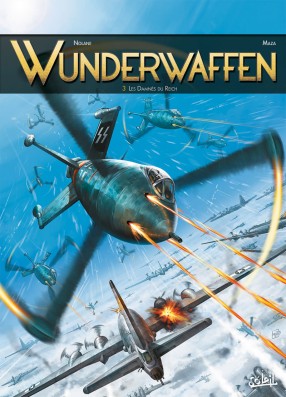 Wunderwaffen tome 3 - les damnés du Reich, BD, Antarctique, bande dessinée, cartoon, German, SS, banquise, neige, achtung, avion de guerre,