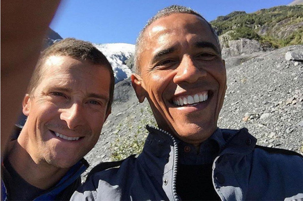 Bear Grylls and Barack Obama go wild in Alaska Instagram Whitehouse, US President, Arctic love, climate change, Arctic education, Arctic05, réchauffement climatique, glaciers and icebergs, le climat