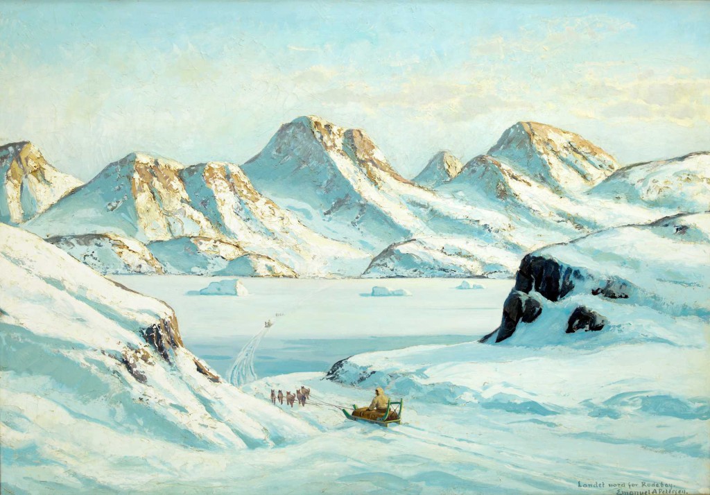 Emmanuel A. Petersen, greenland paintings, arctic05, brafa art fair, brafa bruxelles, peintures du groenland, danish paintings, Inuit, icebergs, grand nord