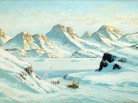 Emmanuel A. Petersen, greenland paintings, arctic05, brafa art fair, brafa bruxelles, peintures du groenland, danish paintings, Inuit, icebergs, grand nord