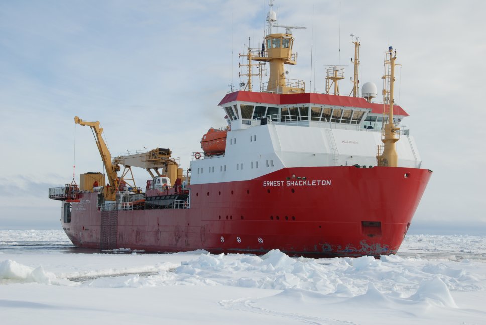 RRS Ernest Shackleton, Antarctic, icebreaker, Polar regions, Northwest Passage, British Antarctic Survey, BAS, UK, Arctic waters, polar science, logistic and research
