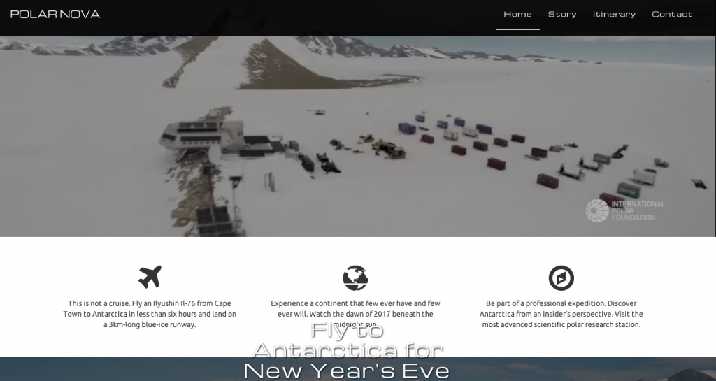 Polar Nova, Station Princess Elisabeth, Antarctique, tourisme ou recherches scientifiques,International Polar Foundation, IPF, belgique, station polaire belge, zéro émission, nouvel an, belgium