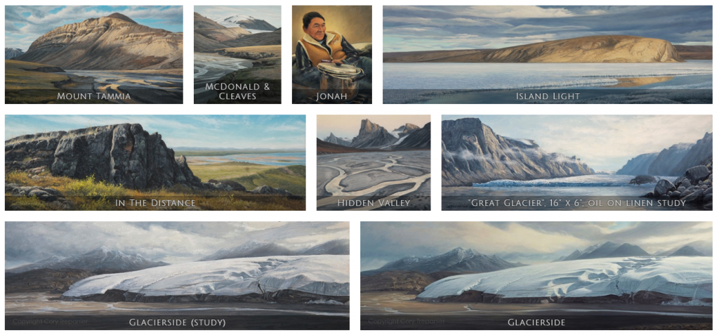 Cory Trépanier, INTO THE ARCTIC, inuit, nunavut, canada, Arctic05, peintures, photographie polaire, paysages du Grand Nord, glacier, iceberg