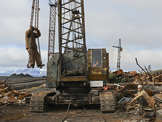 Léo Delafontaine, Arktikugol, Charbon Arctique, livre polaire photographique, Svalbard, Barentsburg, Pyramiden, Spitzberg,Lenin, arctique norvégien, Arctic05, villes minières soviètiques, photographies