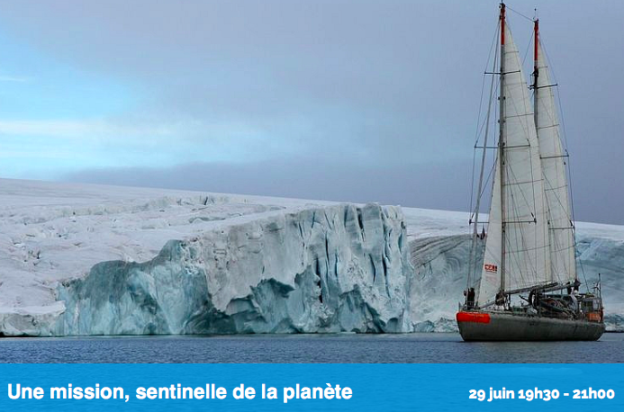 Tara expéditions, espace des mondes polaires, Arctic05, projet polaire, science, voile, projet Damocles, climat