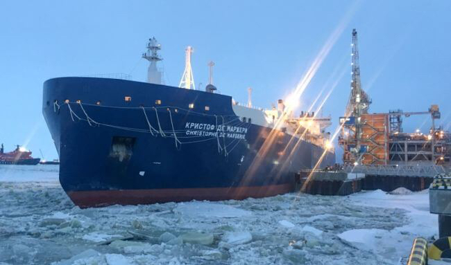 Christophe de Margerie, Total, tanker, passage arctique du Nord-Est, navire, gaz