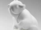 Polar Bear-Brafa-Carrara-marble-Michel-Bassompière-Paris-1948-Philippe-Heim-Art-sculpture-Arctic05-BRAFA-Art-Fair-Belgium-François-Pompom-Award-2017-King of the Arctic