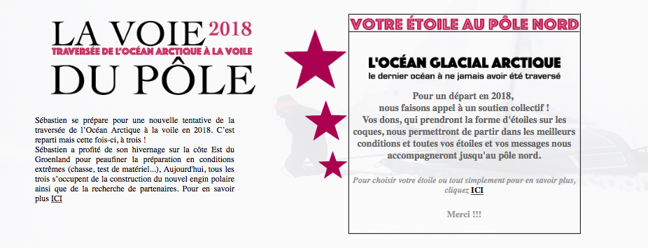 la voie du pôle, traversée de l'océan arctique, voile, yacht, Sébastien Roubinet, navigateur français, Arctic05, banquise, pôle nord, bateau polaire, glace, défi sportif et humain, recherche de partenaires et dons